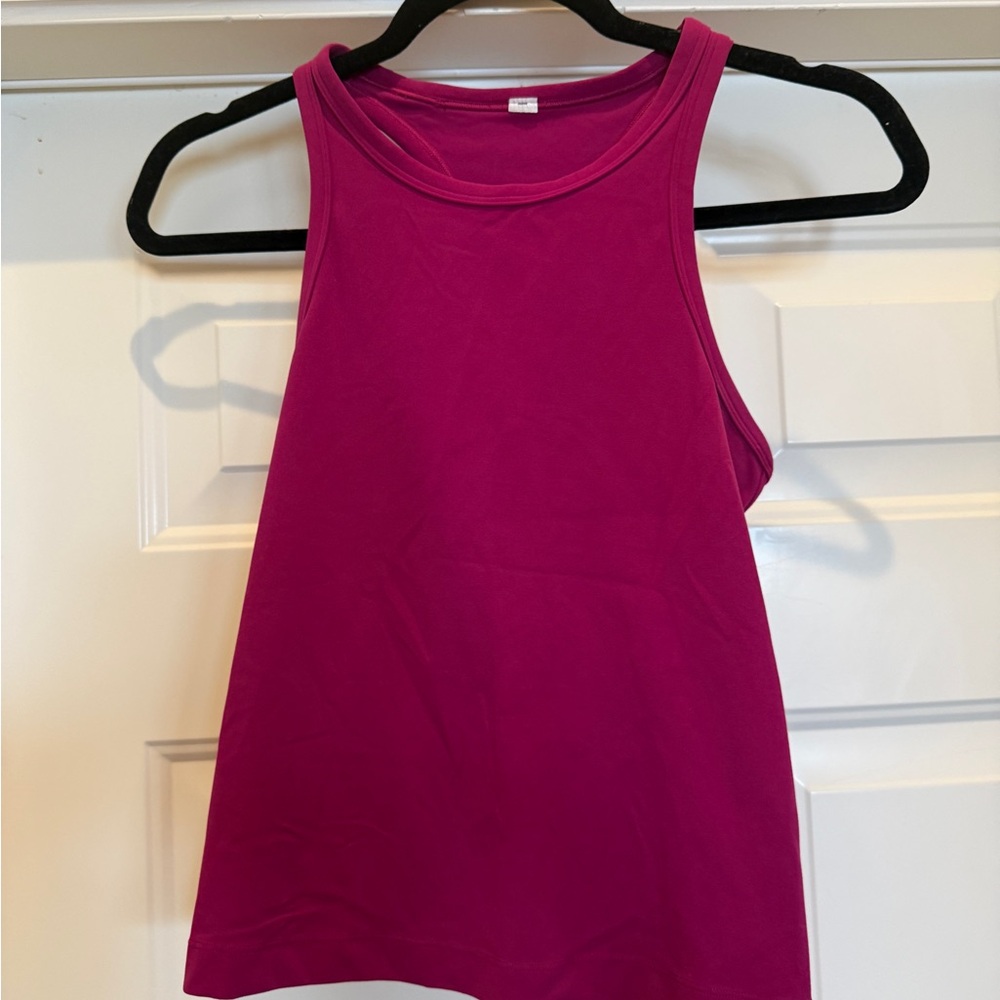 Lululemon Athletica Magenta Tank Top